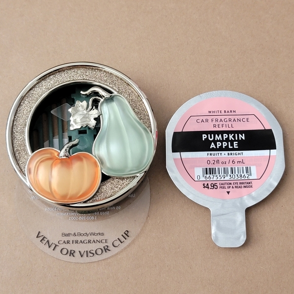 NWT! BBW Pumpkin Vent/Visor Clip - Picture 1 of 2